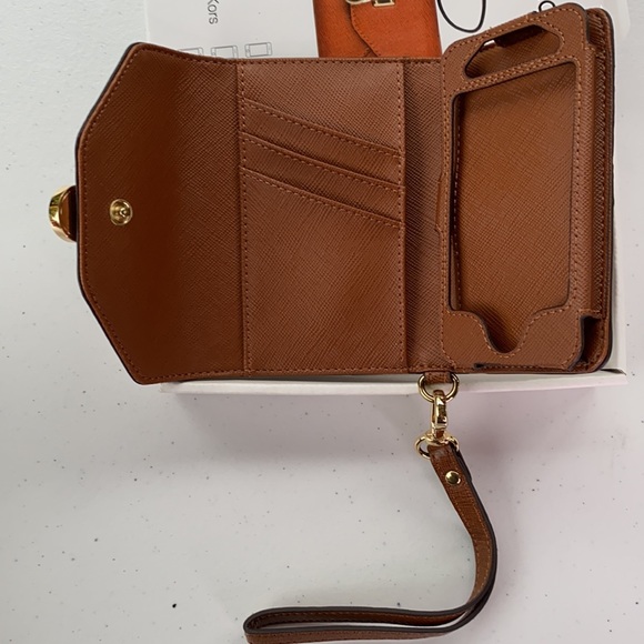 Michael Kors Wallet Clutch Luggage Style IPhone - Picture 4 of 13